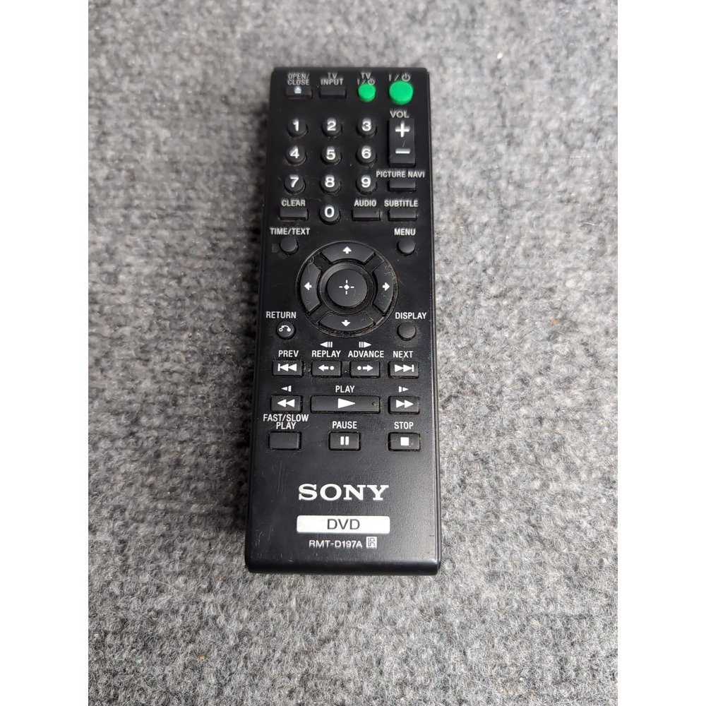 Genuine Sony RMT-D197A DVD Remote Control TESTED WORKS‎